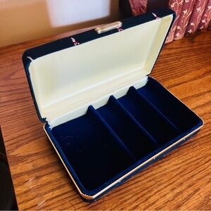 Vintage Golf Motif Cuff Link Storage Box